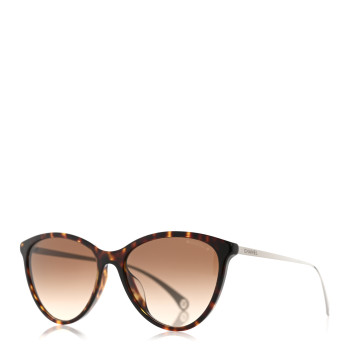 CHANEL Acetate Metal Butterfly Sunglasses 5459-A Tortoise