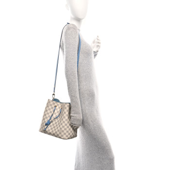 LOUIS VUITTON Damier Azur Neonoe MM Bleuet