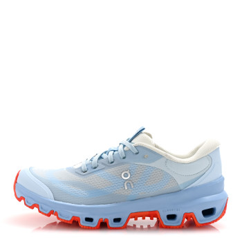 LOEWE X ON Canvas Mesh Womens Cloudventure 2.0 Sneakers 38 Blue Red White