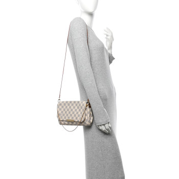 LOUIS VUITTON Damier Azur Favorite MM