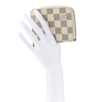 LOUIS VUITTON Damier Azur Zippy Coin Purse