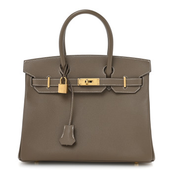 HERMES Epsom BIRKIN 30 Etoupe