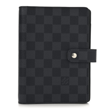 LOUIS VUITTON Damier Graphite Medium Ring Agenda Cover
