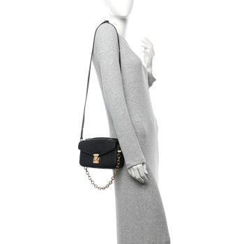 LOUIS VUITTON Empreinte Pochette Metis East West Black