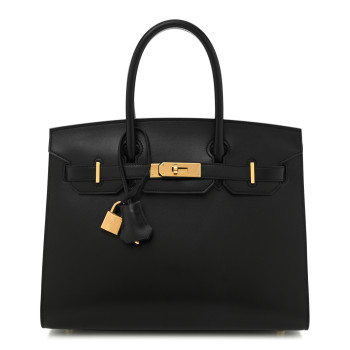 HERMES Box Birkin Sellier 30 Black