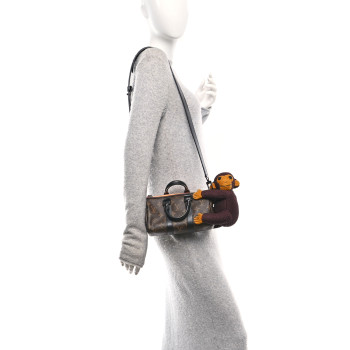 LOUIS VUITTON Monogram Monkey Puppet LV Friends Keepall XS