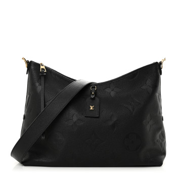 LOUIS VUITTON Empreinte Monogram Giant CarryAll MM Black