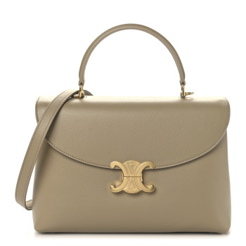 CELINE Supple Calfskin Medium Nino Cappuccino