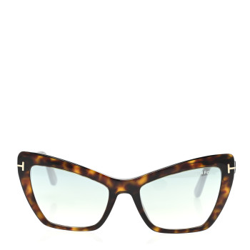 TOM FORD Valesca Cat Eye Sunglasses TF555 Tortoise