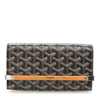 GOYARD Goyardine Monte Carlo Mini Phone Case Black