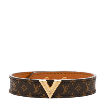 LOUIS VUITTON Monogram Essential V Bracelet 19