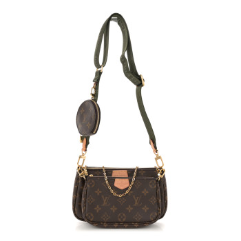 LOUIS VUITTON Monogram Multi Pochette Accessories Kaki