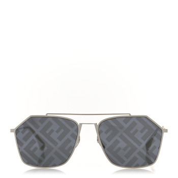 FENDI Metal Aviator Sunglasses FFM0022/S Silver