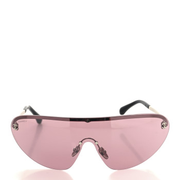 CHANEL Metal Shield Sunglasses 71654 Pink