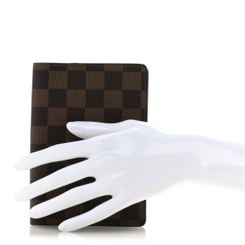 LOUIS VUITTON Damier Ebene Small Ring Agenda Cover