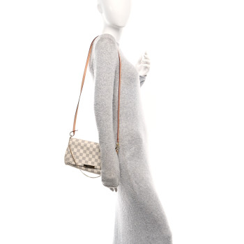 LOUIS VUITTON Damier Azur Favorite MM