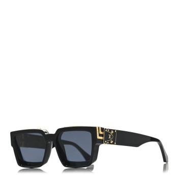 LOUIS VUITTON Acetate 1.1 Millionaires Sunglasses Z1165E Black