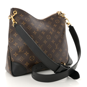 LOUIS VUITTON Monogram Odeon MM Black