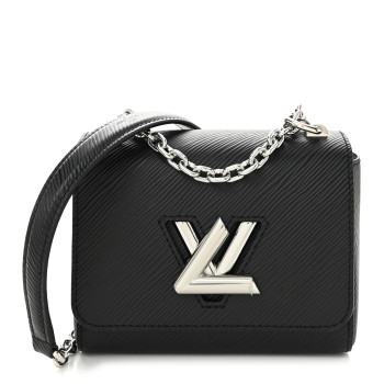 LOUIS VUITTON Epi Twist Shoulder Bag Mini Black