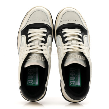 GUCCI Dali Soft Calfskin Womens Mac80 Sneakers 38.5 Off White Black