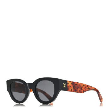 LOUIS VUITTON Acetate Sunglasses Z1463W Tortoise