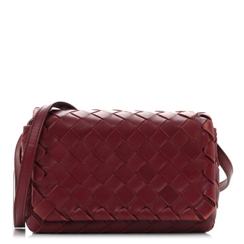 BOTTEGA VENETA Nappa Intrecciato Mini Crossbody Barolo