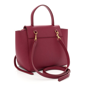 CELINE Grained Calfskin Nano Belt Bag Acai