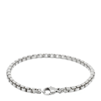 TIFFANY Sterling Silver 4mm Venetian Link Bracelet