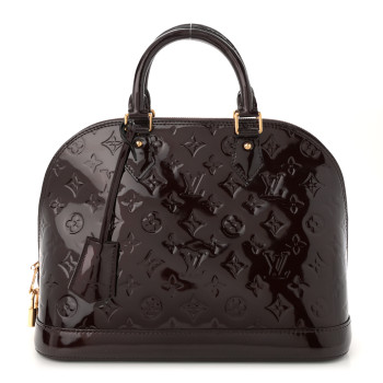 LOUIS VUITTON Vernis Alma MM Amarante