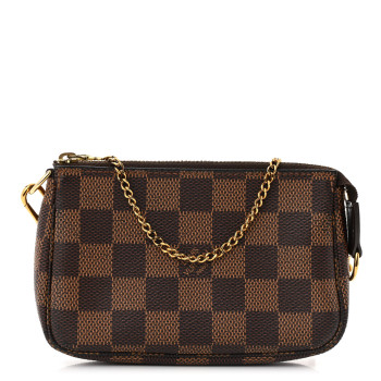 LOUIS VUITTON Damier Ebene Mini Pochette Accessories