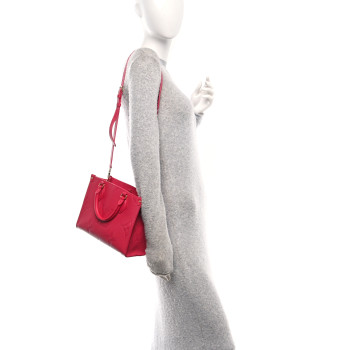 LOUIS VUITTON Empreinte Monogram Giant Onthego PM Freesia