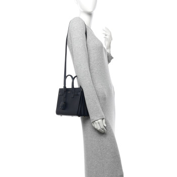 SAINT LAURENT Calfskin Nano Sac De Jour Royal Blue