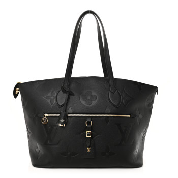 LOUIS VUITTON Empreinte Monogram Giant Travel Bag Black