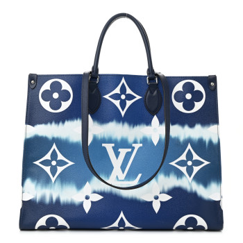 LOUIS VUITTON Monogram Escale Onthego GM Blue