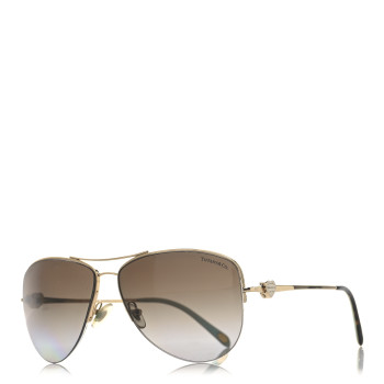 TIFFANY Aviator Heart Sunglasses TF 3021 Gold