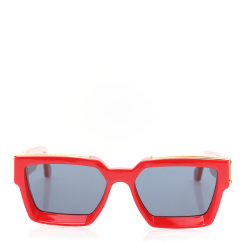LOUIS VUITTON Acetate 1.1 Millionaires Z1169W Sunglasses Red