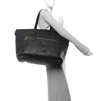 LOUIS VUITTON Empreinte Monogram Giant Travel Bag Black