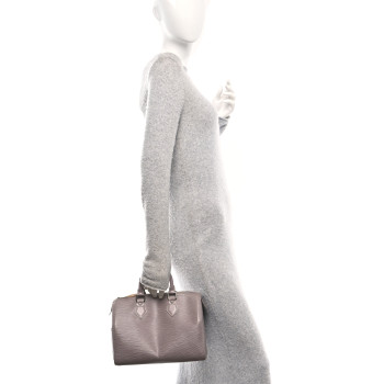 LOUIS VUITTON Epi Speedy 25 Lilac