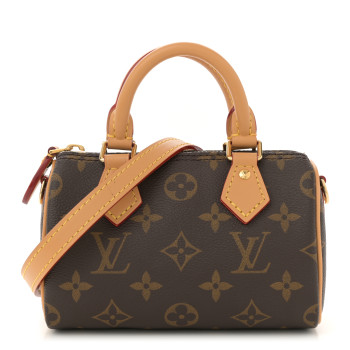 LOUIS VUITTON Monogram Nano Speedy Bandouliere