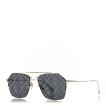 FENDI Metal Aviator Sunglasses FFM0022/S Silver