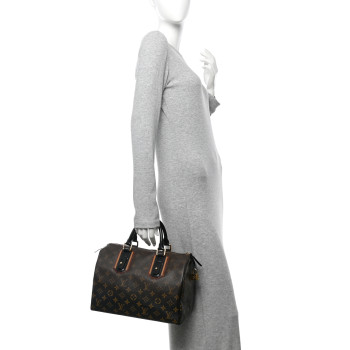 LOUIS VUITTON Monogram Mirage Speedy 30 Black