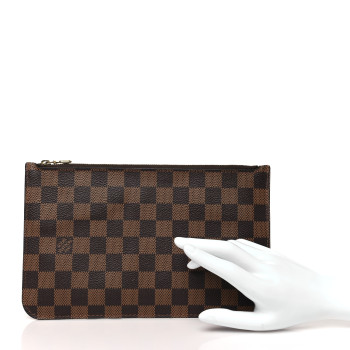 LOUIS VUITTON Damier Ebene Neverfull MM GM Pochette