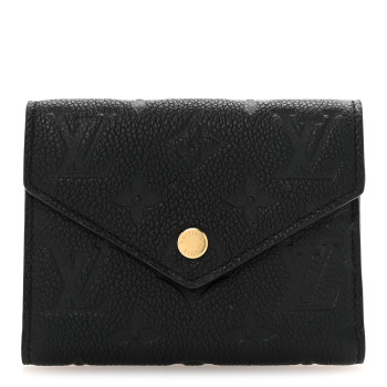 LOUIS VUITTON Empreinte Victorine Wallet Black
