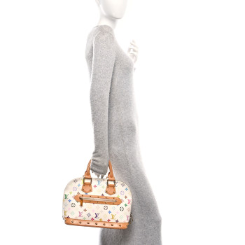 LOUIS VUITTON Monogram Multicolor Alma White