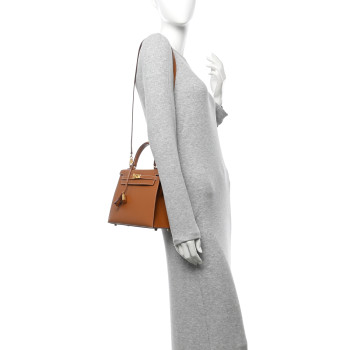 HERMES Epsom Kelly Sellier 25 Gold