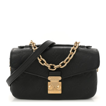 LOUIS VUITTON Empreinte Pochette Metis East West Black