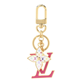 LOUIS VUITTON LV X TM Iconic Bag Charm Key Holder Multicolor