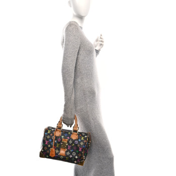LOUIS VUITTON Monogram Multicolor Speedy 30 Black