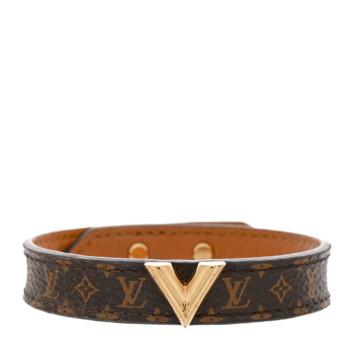 LOUIS VUITTON Monogram Essential V Bracelet 19