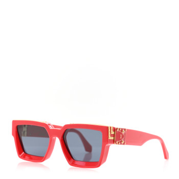 LOUIS VUITTON Acetate 1.1 Millionaires Z1169W Sunglasses Red